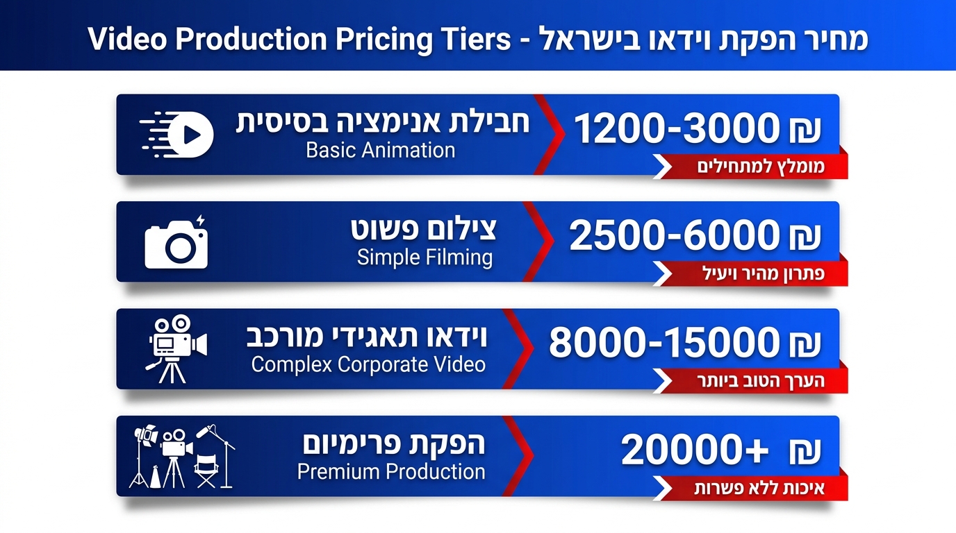 כמה צריך לשלם על סרטון תדמית